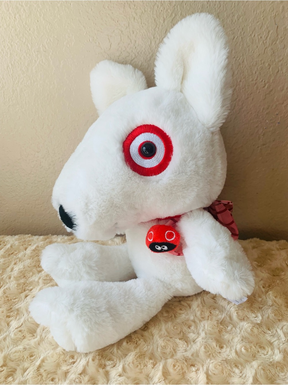 TARGET Bullseye Holiday Exclusive Backpack Ladybug Plush Doll 14”